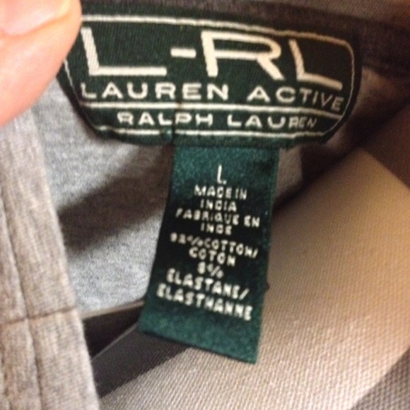 Ralph Lauren women's gray top size large - Picture 4 of 4