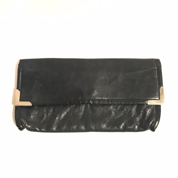 Vintage leather clutch