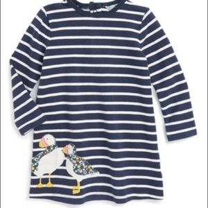 Baby Boden Cozy Appliqué Dress Size 6-12 months