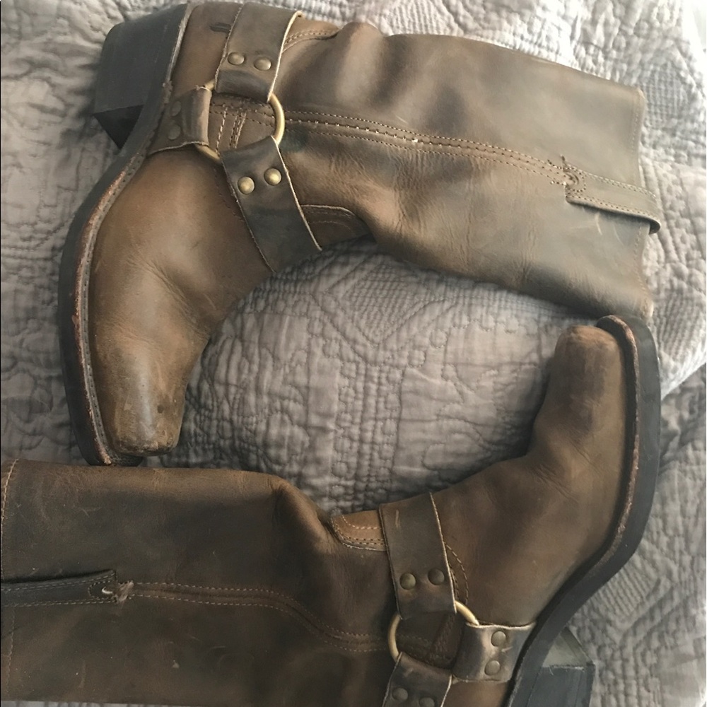 Frye harness boots size 6