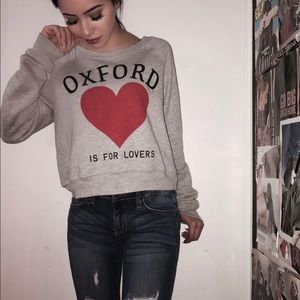 'Oxford is for lovers' sweatshirt