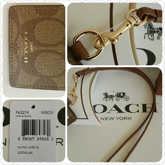 NEW Coach Lanyard ID Case - Picture 2 of 2