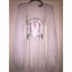 Wildfox Couture Lace Sequin Bull Dress