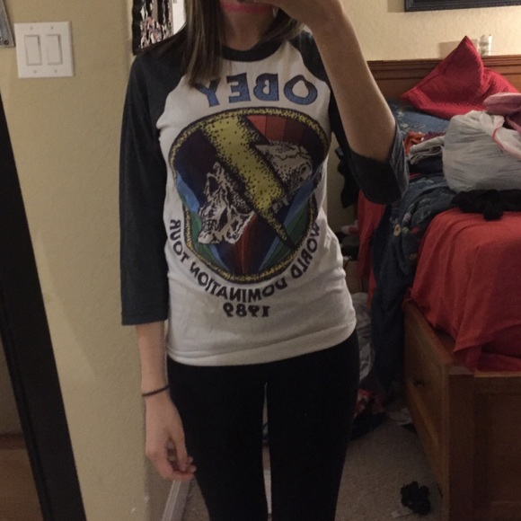 Obey baseball shirt