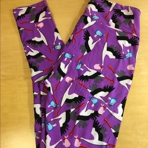 LuLaroe✨🦄✨Storks one size leggings
