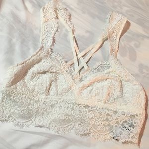 White Lace Aerie Bralette
