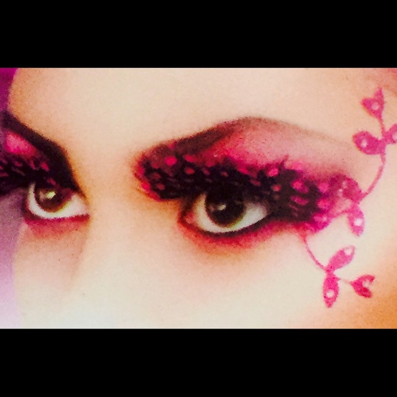1 day sale! NEW handmade feather false eyelashes - Picture 2 of 3