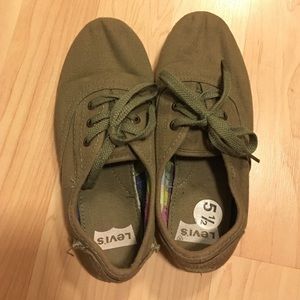 Olive Green Levi's Shoes