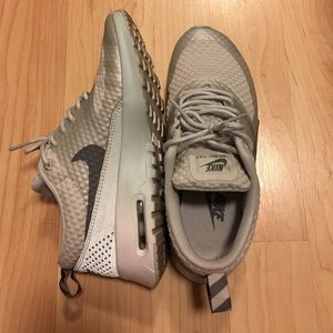 White Nike Thea Air Maxes