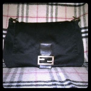 MOVING SALE!! Price firm.Fendi Zucca Silk Baguette