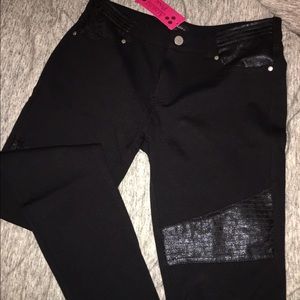 Black dressy leggings
