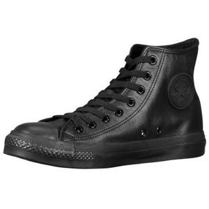 Leather Converse High Top Chuck Taylors