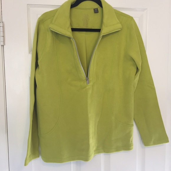 NWOT Tommy Bahama Bright Green Sweater Jacket