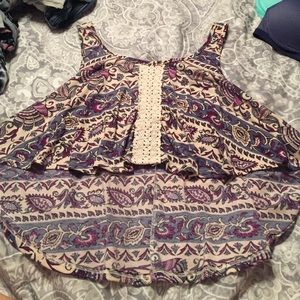 Pacsun LA. Hearts crop top