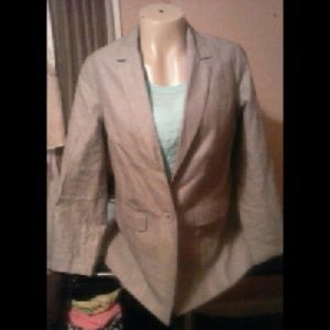 Lane Bryant Grey Double Brwast Blazer 16