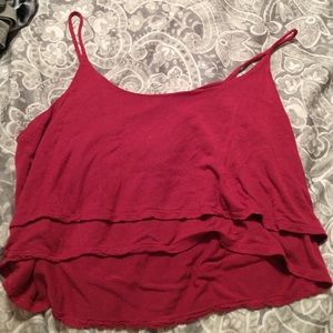 Very cute cross back crop top