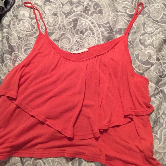 Ruffle crop top