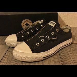 Converse Black All Star Slip