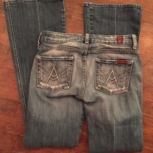 Size 24 seven for all mankind jeans