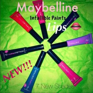🆕7 Maybelline Infallible Lip Paints/ Lipsticks