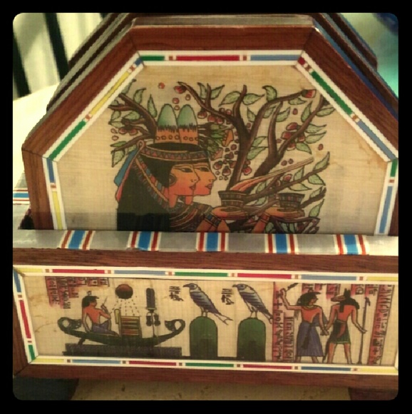 Inlay Egyptian coasters