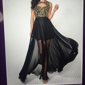 Black Landa Splash Dress J308 size 6