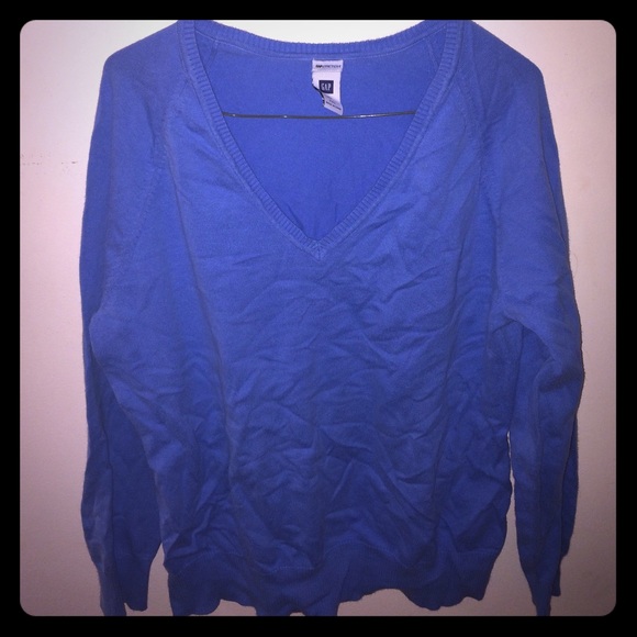 Blue v-neck by GAP