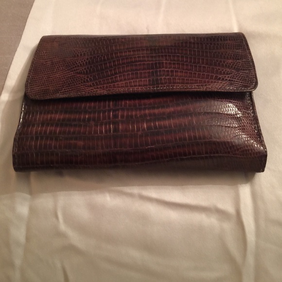 Crocs genuine wallet brown
