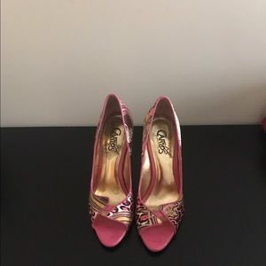 Carlos Santana open toe heels