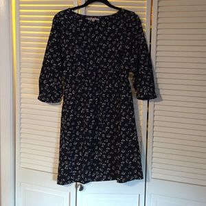 Gap Navy Blue cherry print dress, Small