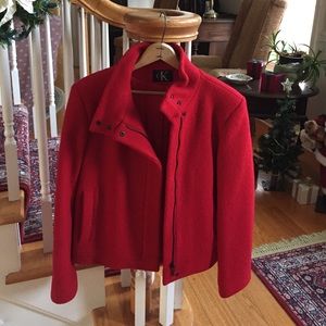 Red Calvin Klein Jacket