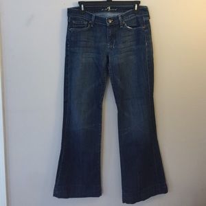 7 for all mankind jeans- wide leg