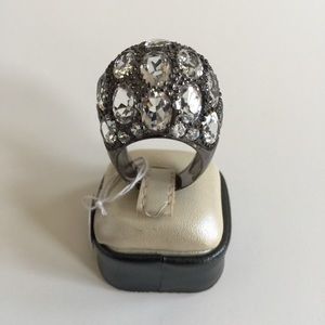 White topaz ring