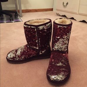 Size 5 Sparkly Uggs