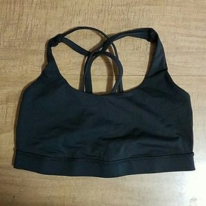 Lululemon black energy bra