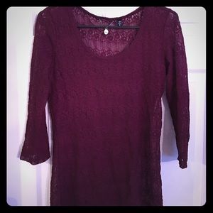 BKE Boutique Lace Top