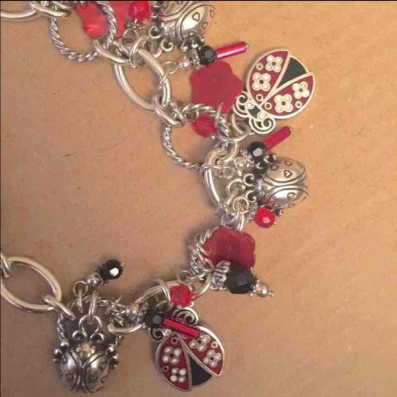 Brighton ladybug charm bracelet