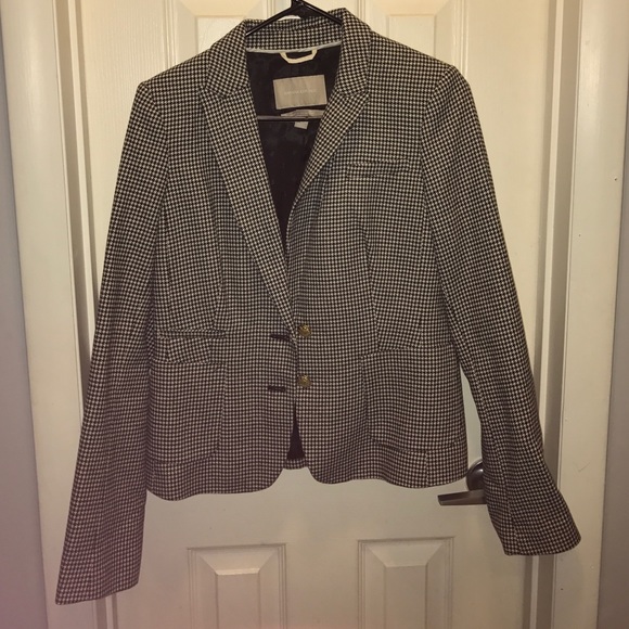 Houndstooth blazer