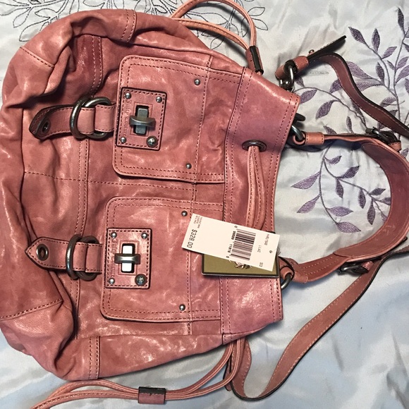 Pink leather Juicy Couture purse - Picture 1 of 1