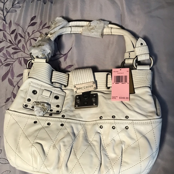 White Juicy Couture leather purse - Picture 1 of 1