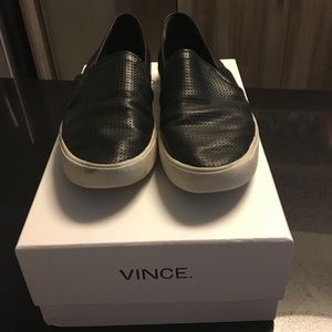 Vince Blair slip on sneakers in black
