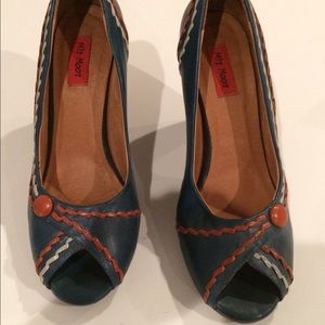 Miz Mooz Peep Toe Pumps