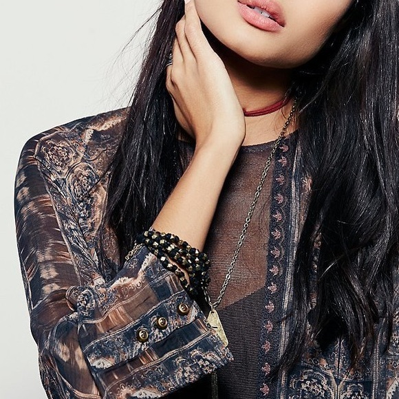 Free People Jewelry - NWT Free People Beaded layered bracelet