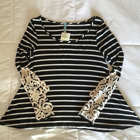 Altar 'd State striped long sleeve top