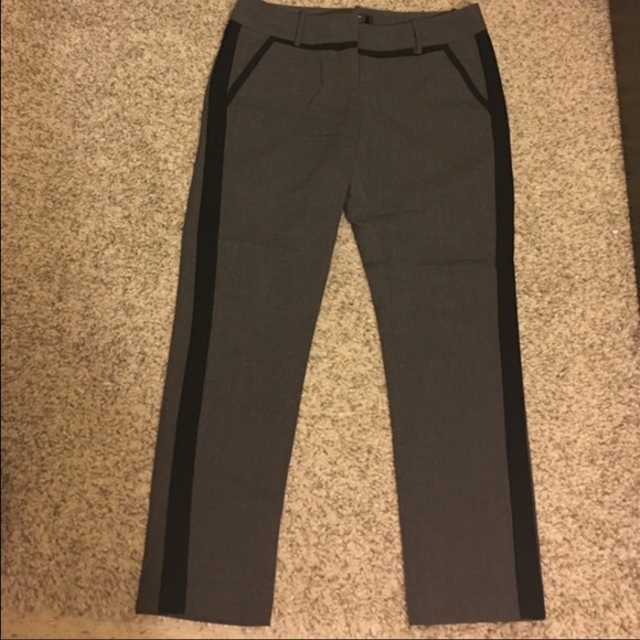 Tuxedo inspired cropped trousers