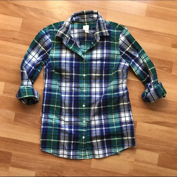 J.Crew Boy Shirt in Quincy Tartan
