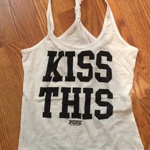 Victoria Secret PINK Tank "Kiss This"