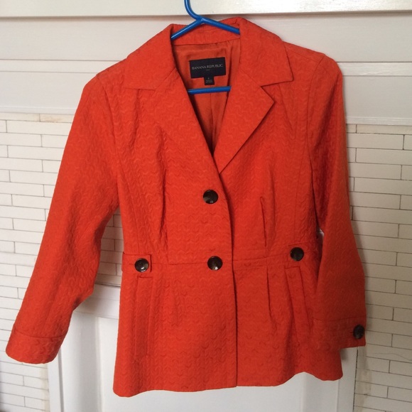 Orange Banana Republic Blazer