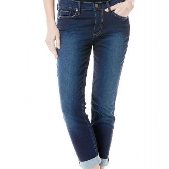 Level 99 darkwash skinny boyfriend jean