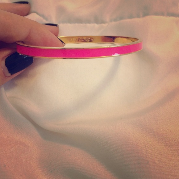 Fun and flirty pink/gold Kate Spade bracelet